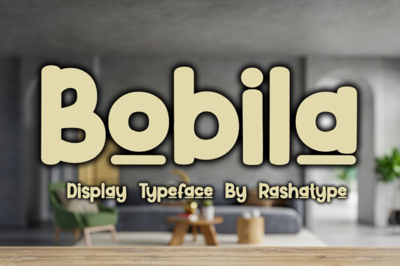 Bobila: A Cool Display Font for Editorial Design