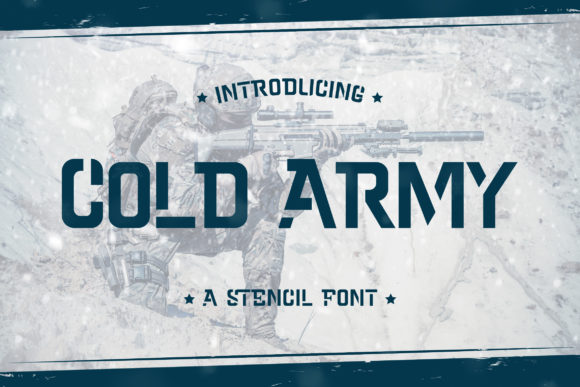 Cold Army Font for Web Design