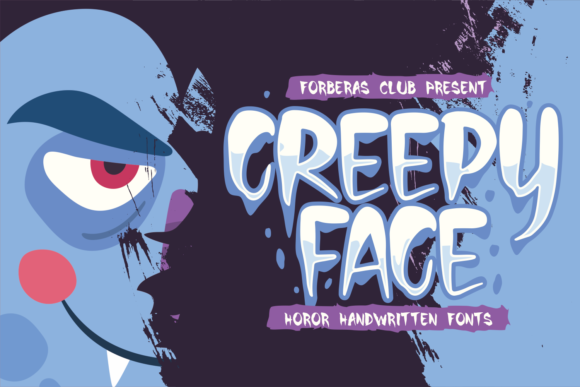 Creepy Face: A Spooky Display Font for Editorial Design
