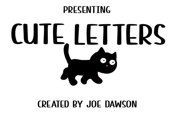 Cute Letters: A Playful Font for Branding Projects