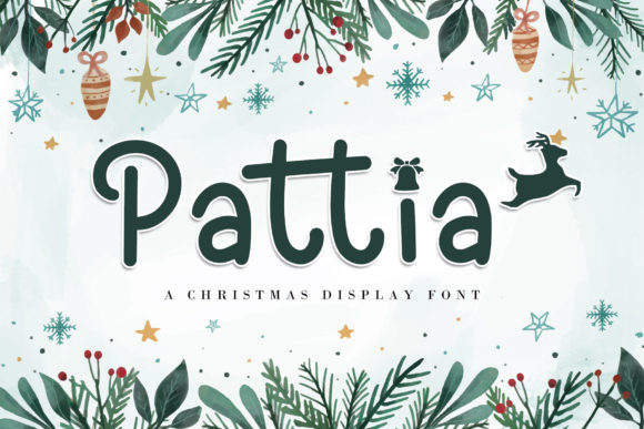 Elevate Your Brand with the Festive Pattia Font