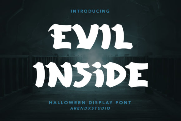 Evil Inside: A Bold Display Font for Branding Projects