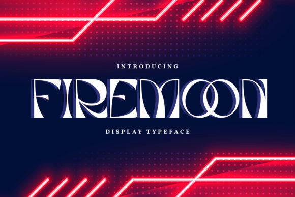 Firemoon: A Modern Display Font for Editorial Design