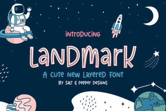Landmark Trio: A Trendy Display Font for Eye-Catching Campaigns
