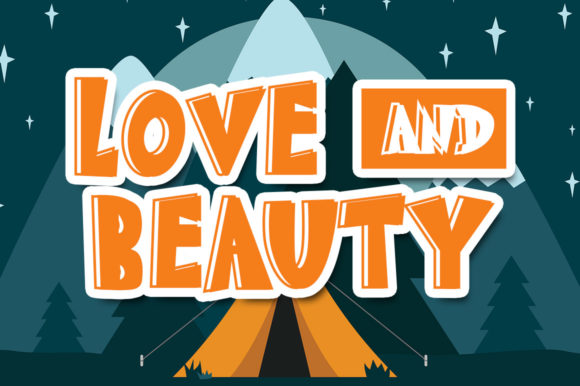Love and Beauty Font for Small Business Branding