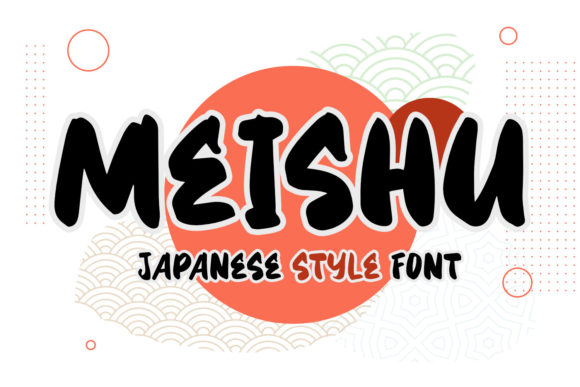 Meishu: A Bold Japanese-Inspired Display Font for Creative Projects