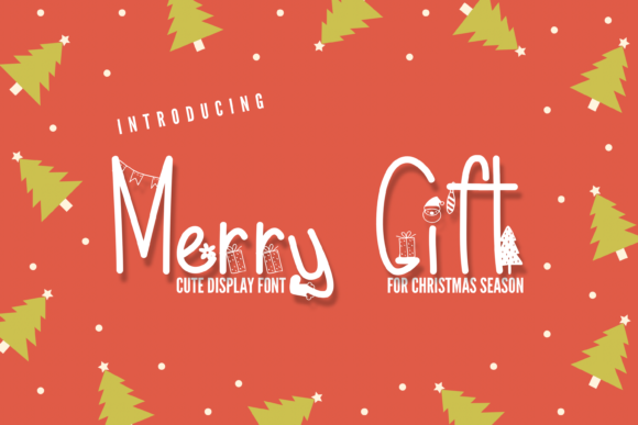 Merry Gift Font Review: A Charming Display for Branding