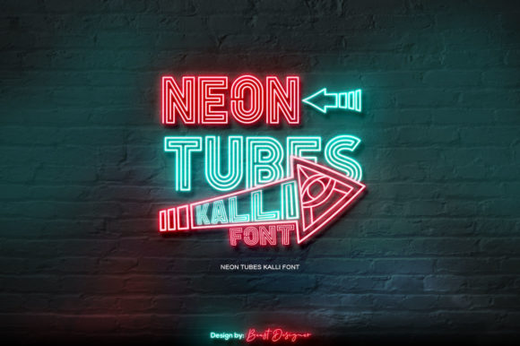 Neon Tubes Kalli: A Display Font for Campaign Creativity