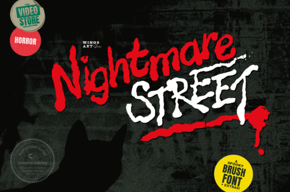 Nightmare Street: A Spooky Typographic Statement for Web Design