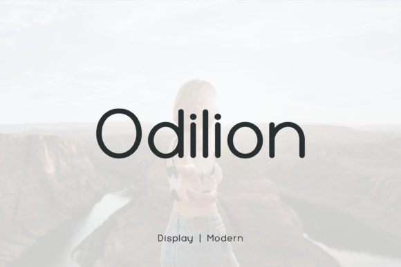 Odilion: A Modern Display Font for Web Design