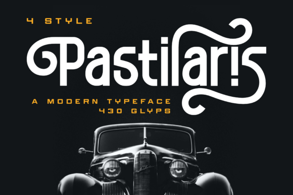 Pastilaris: A Whimsical Display Font for Editorial Design