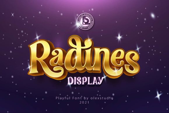 Radines: A Bold Display Font for Digital Branding