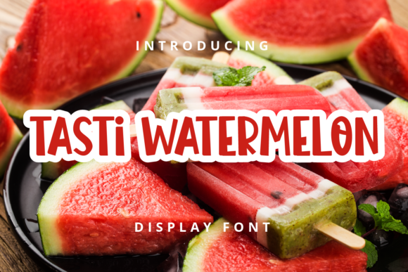 Tasti Watermelon Font for Web Design