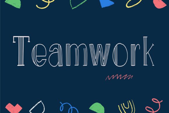 Teamwork Font: A Creative Ally for Handmade Design