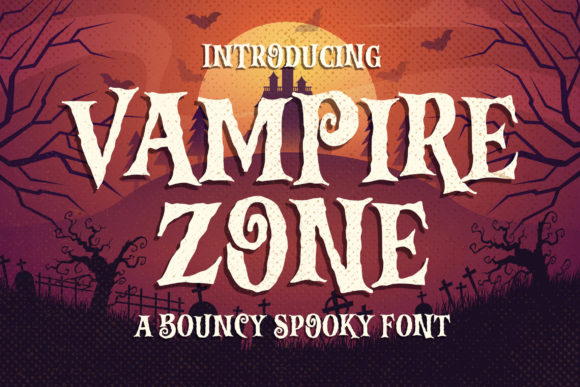 Vampire Zone Font for Halloween-Themed Web Designs
