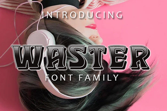 Waster: A Bold Display Font for Web Design