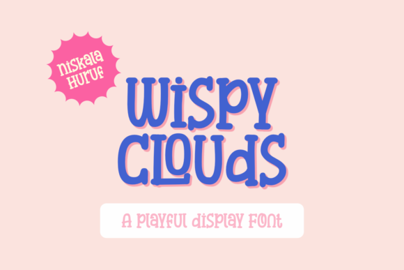 Wispy Clouds Font for Web Design