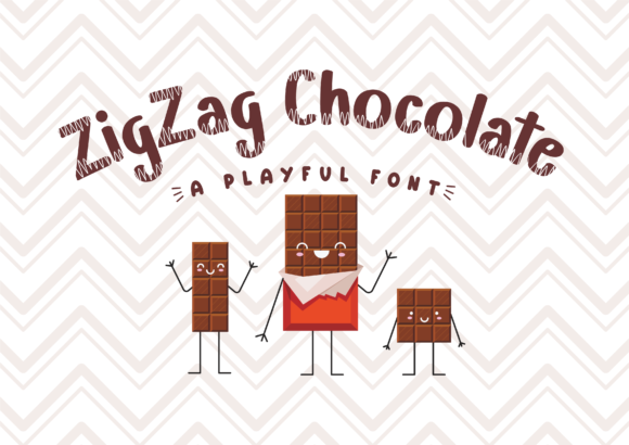 Zigzag Chocolate Font for Eye-Catching Campaigns